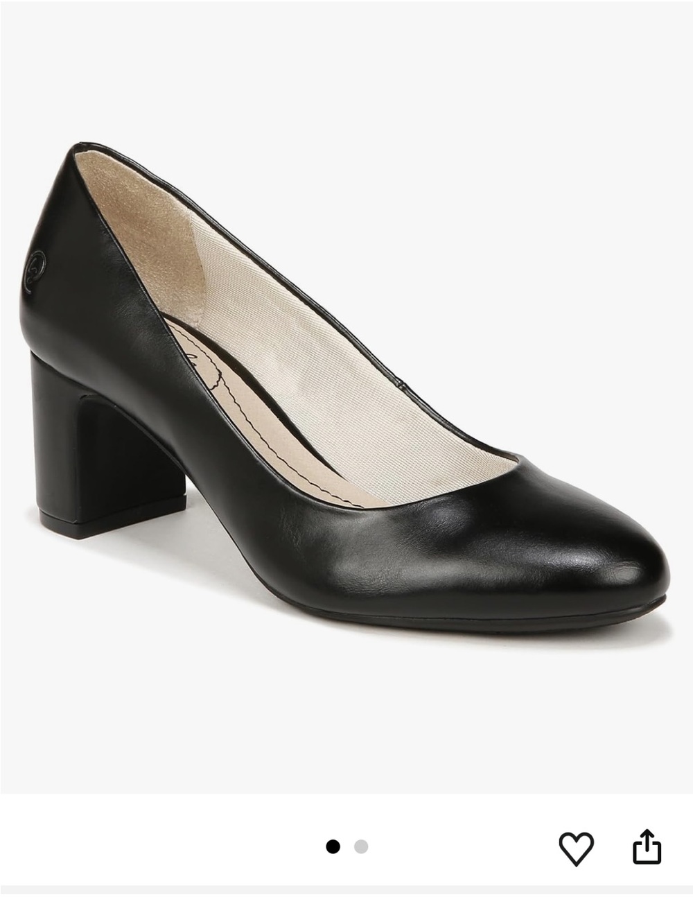 Classic Black Block Heel Pumps - Women's Dress Shoes